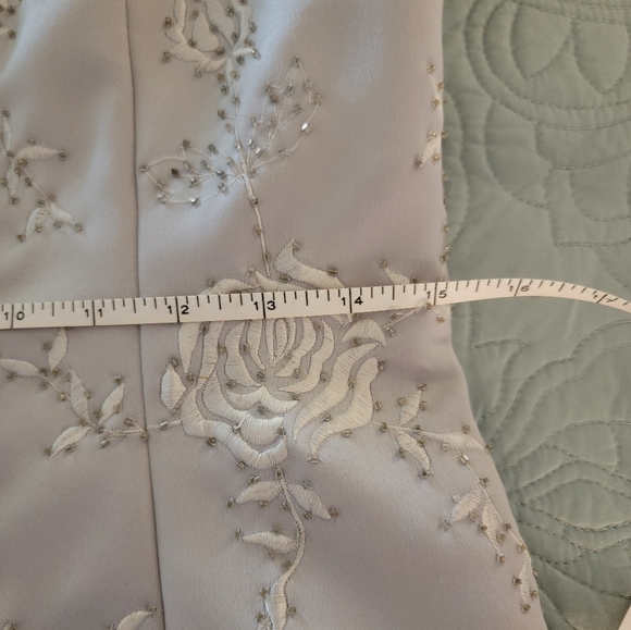 Vintage beaded corselet style crop tunic Zola Evening sz 8 - Picture 5 of 8